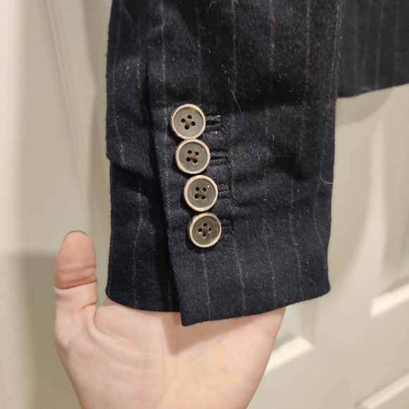 Banana Republic striped womens blazer - size 2 - Picture 5 of 9